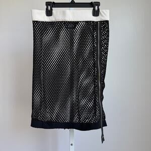 BSBW‎ sz M black mesh pencil skirt